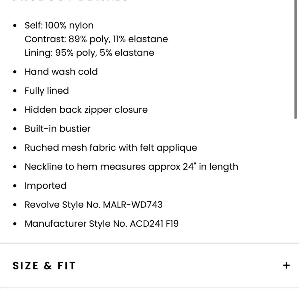 Secrets Dress in Dark Nude MAJORELLE from revolve - Picture 3 of 6